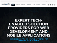Tablet Screenshot of netiquettewebservices.com